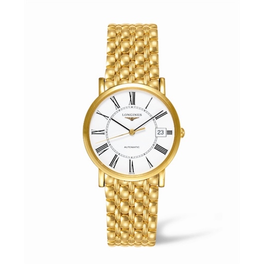 Longines L4.778.6.11.6 : Presence 34.5 Automatic Gold