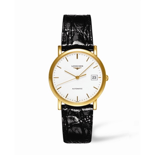 Longines L4.778.6.12.2 : Presence 34.5 Automatic Gold