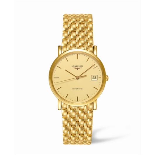 Longines L4.778.6.32.6 : Presence 34.5 Automatic Gold
