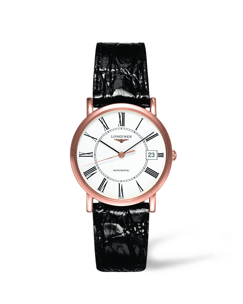 Longines L4.778.8.11.0 : Presence 34.5 Automatic Pink Gold
