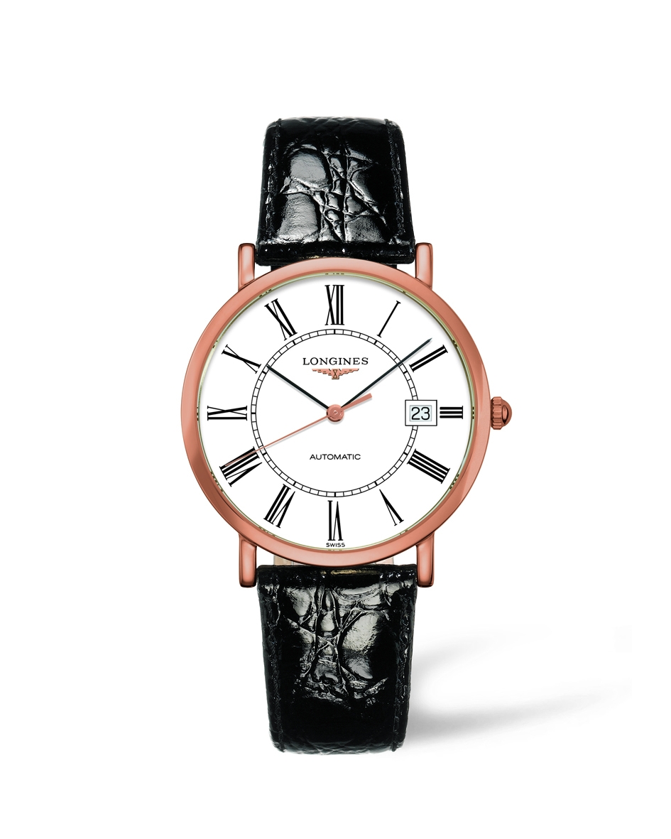 Longines L4.787.8.11.0 : Presence 34.5 Automatic Pink Gold