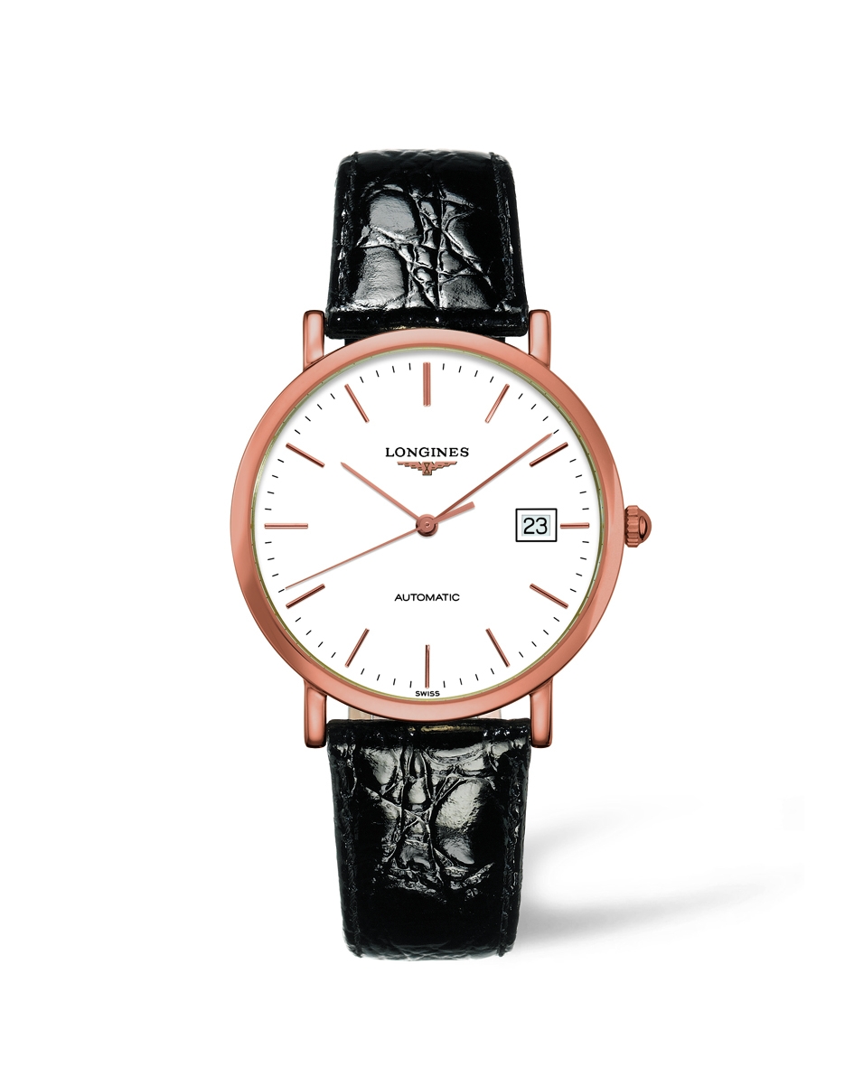 Longines L4.787.8.12.0 : Presence 34.5 Automatic Pink Gold