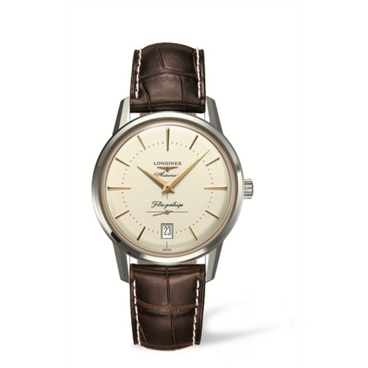 Longines L4.795.4.78.2 : Heritage Flagship Stainless Steel / Silver