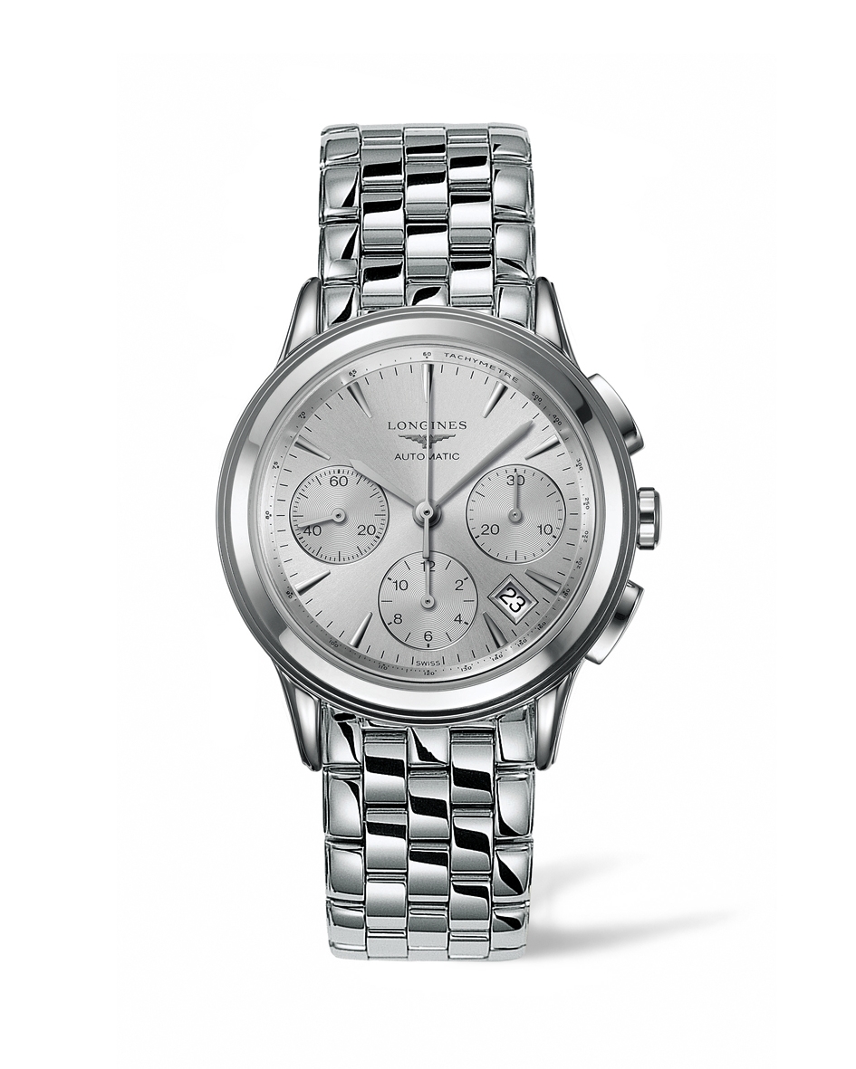 Longines L4.803.4.72.6 : Flagship Chronograph Silver