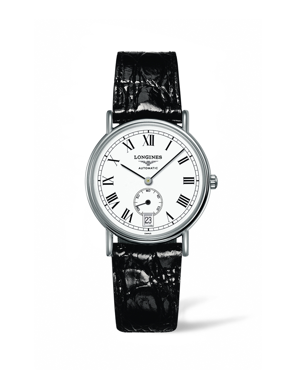 Longines L4.804.4.11.2 : Presence 34.5 Automatic Small Seconds
