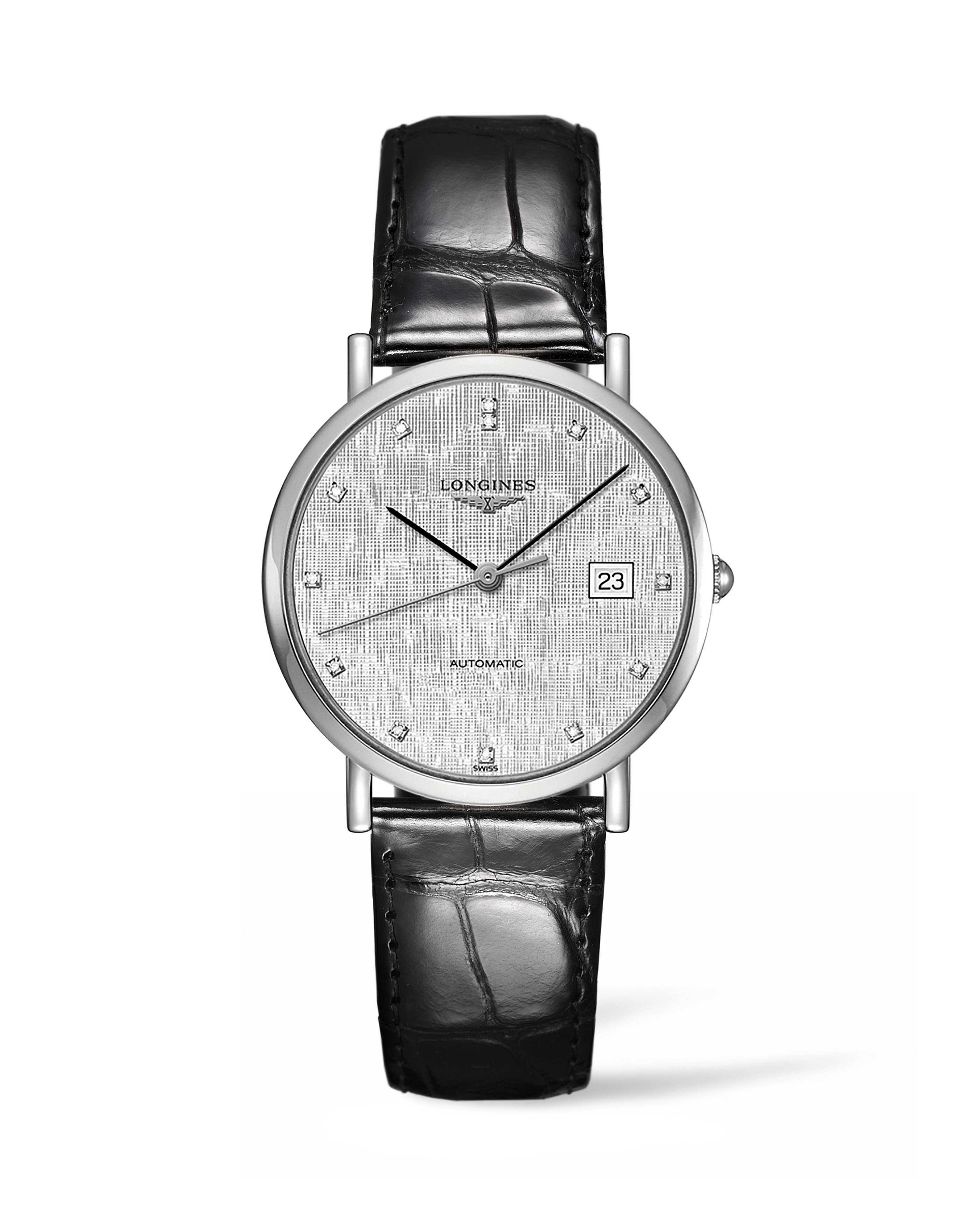 Longines L4.810.4.77.2 : Elegant Collection Automatic 37 Stainless Steel / Silver / Strap