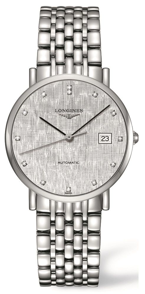 Longines L4.810.4.77.6 : Elegant Collection Automatic 37 Stainless Steel / Silver / Bracelet