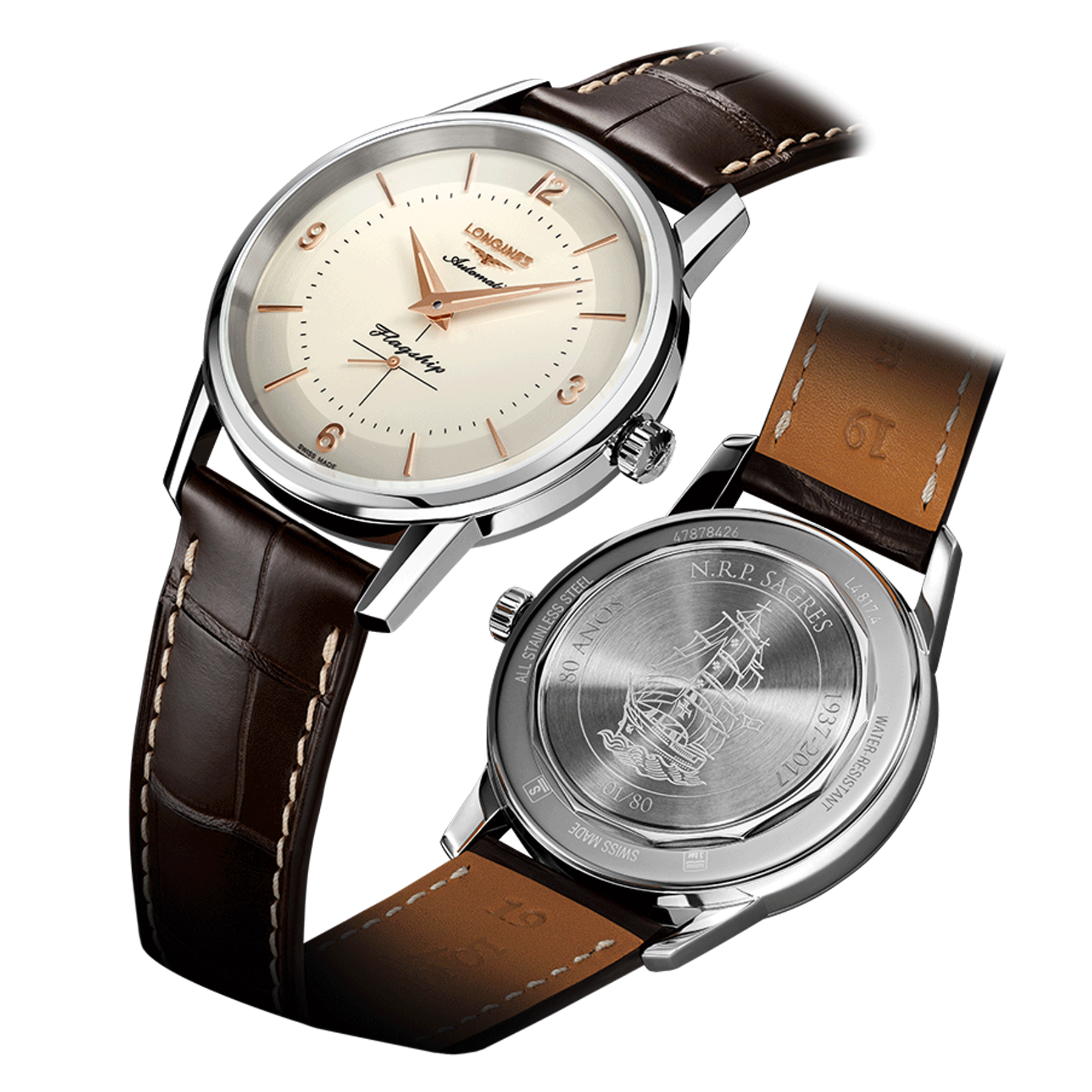 Longines L4.817.4.79.2 : Flagship Heritage NRP Sagres