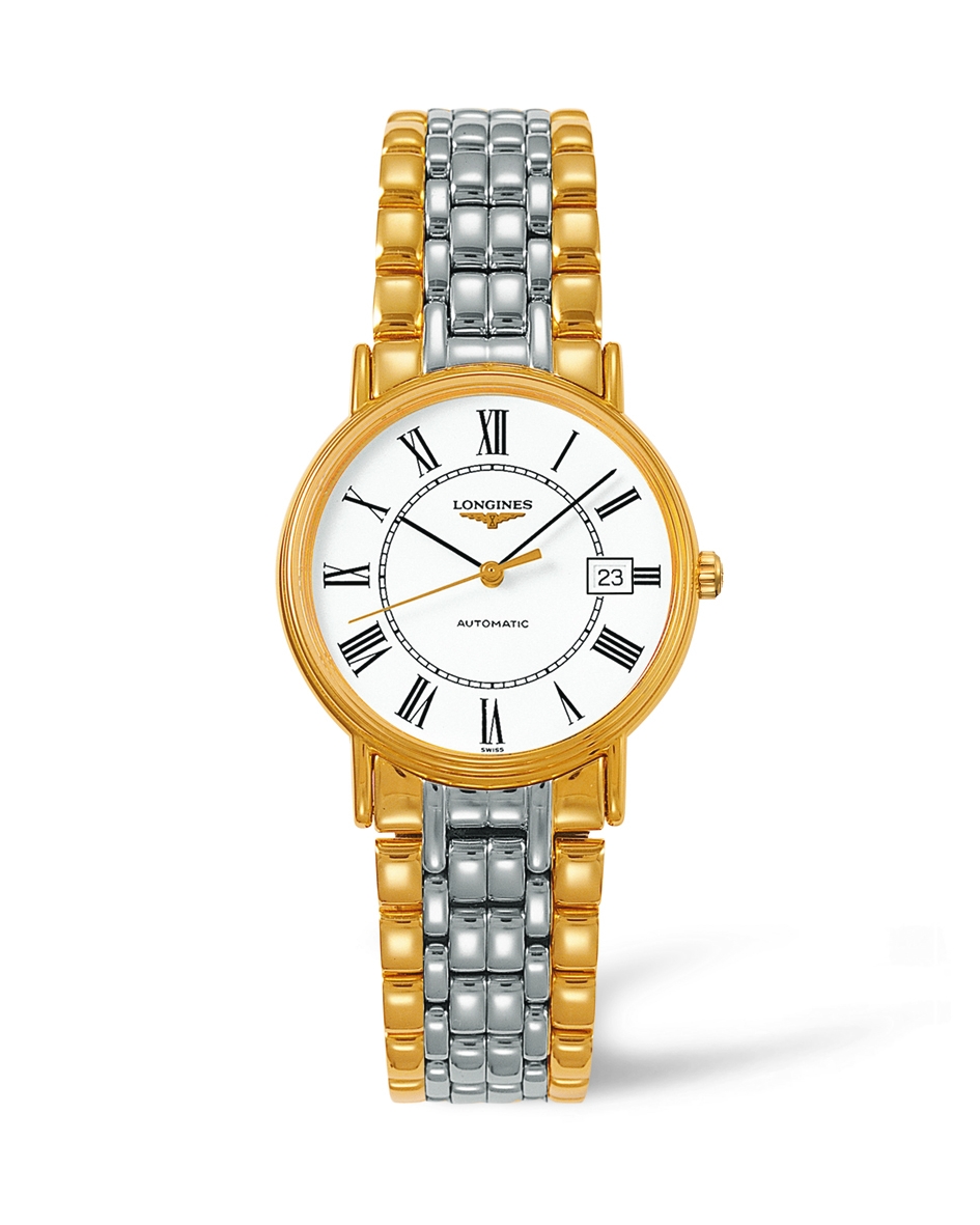 Longines L4.821.2.11.7 : Presence 34.5 Automatic Yellow