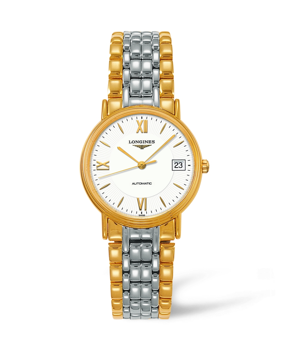 Longines L4.821.2.15.7 : Presence 34.5 Automatic Yellow