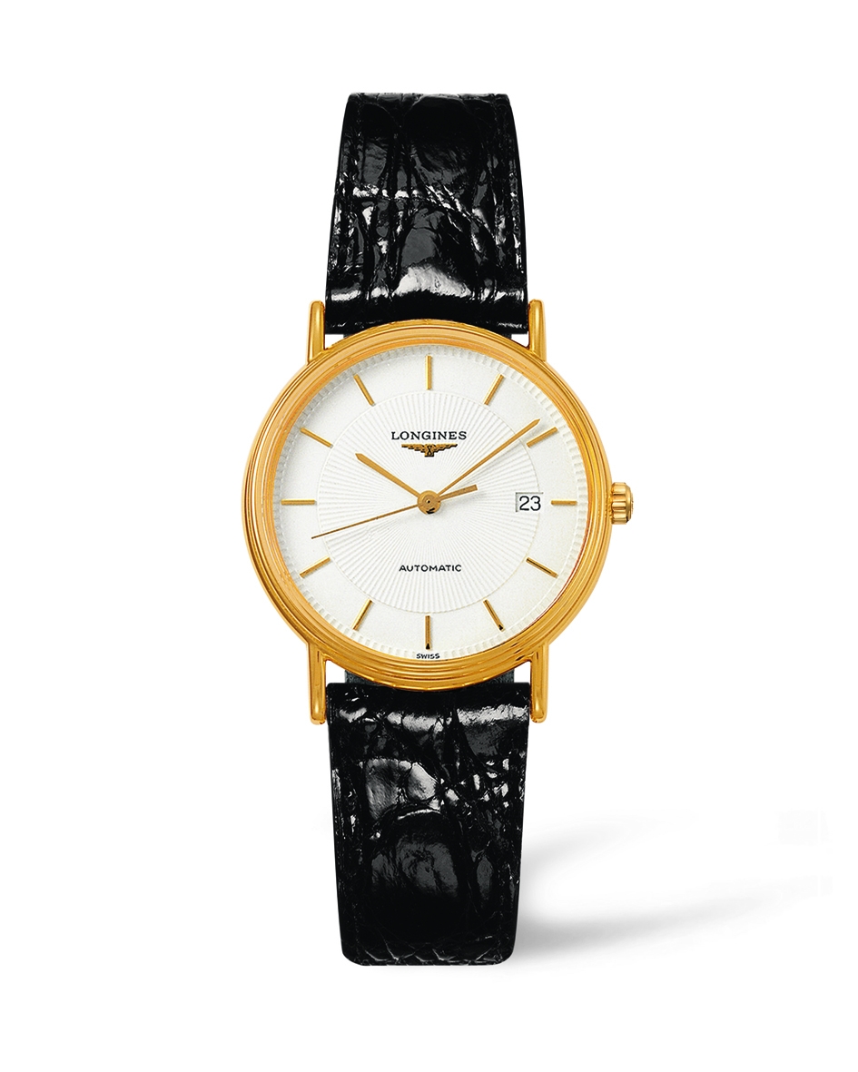 Longines L4.821.2.18.2 : Presence 34.5 Automatic Yellow
