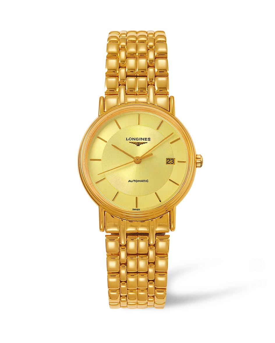 Longines L4.821.2.42.8 : Presence 34.5 Automatic Yellow
