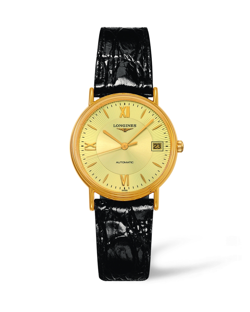 Longines L4.821.2.45.2 : Presence 34.5 Automatic Yellow