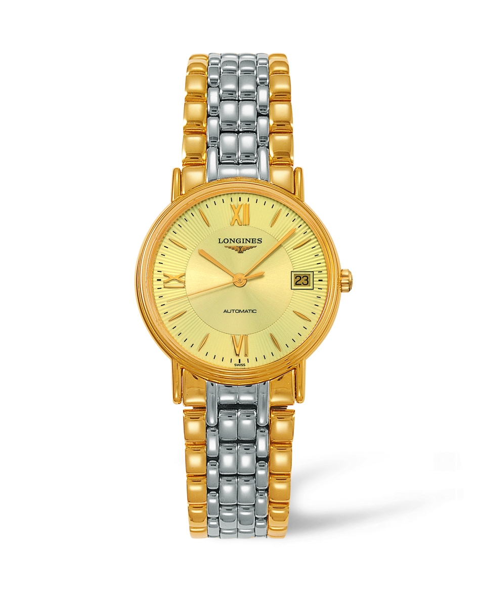 Longines L4.821.2.45.7 : Presence 34.5 Automatic Yellow