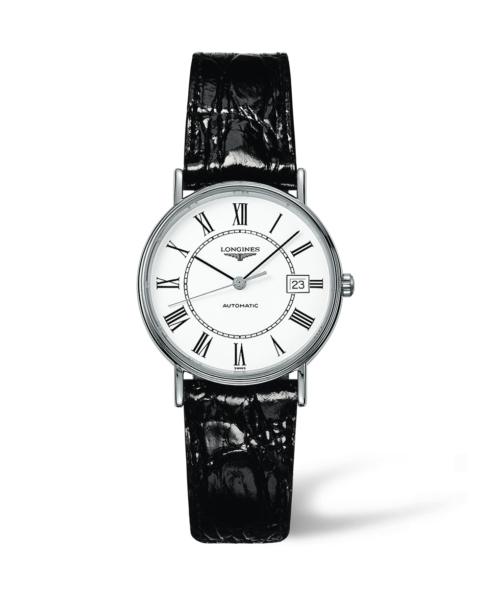 Longines L4.821.4.11.2 : Presence 34.5 Automatic Stainless Steel
