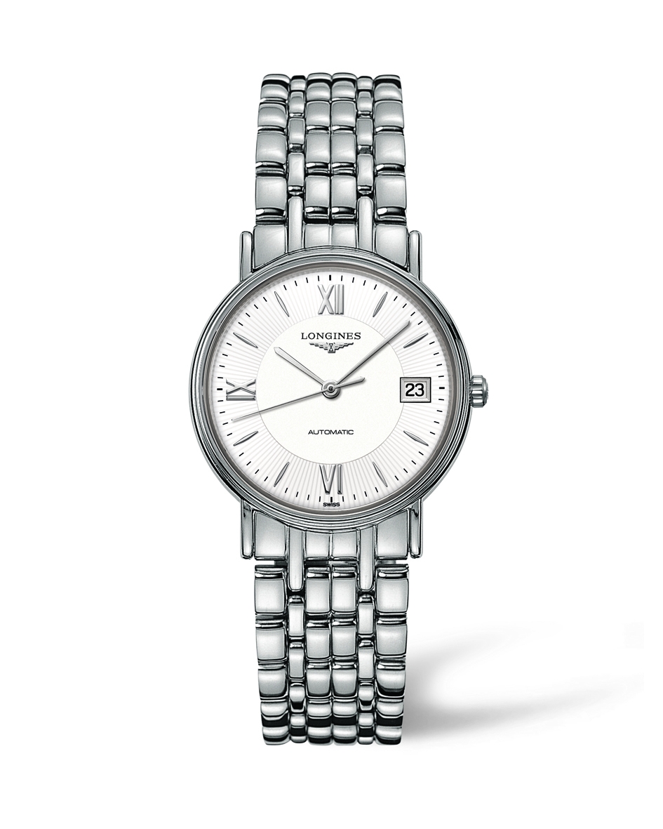 Longines L4.821.4.15.6 : Presence 34.5 Automatic Stainless Steel