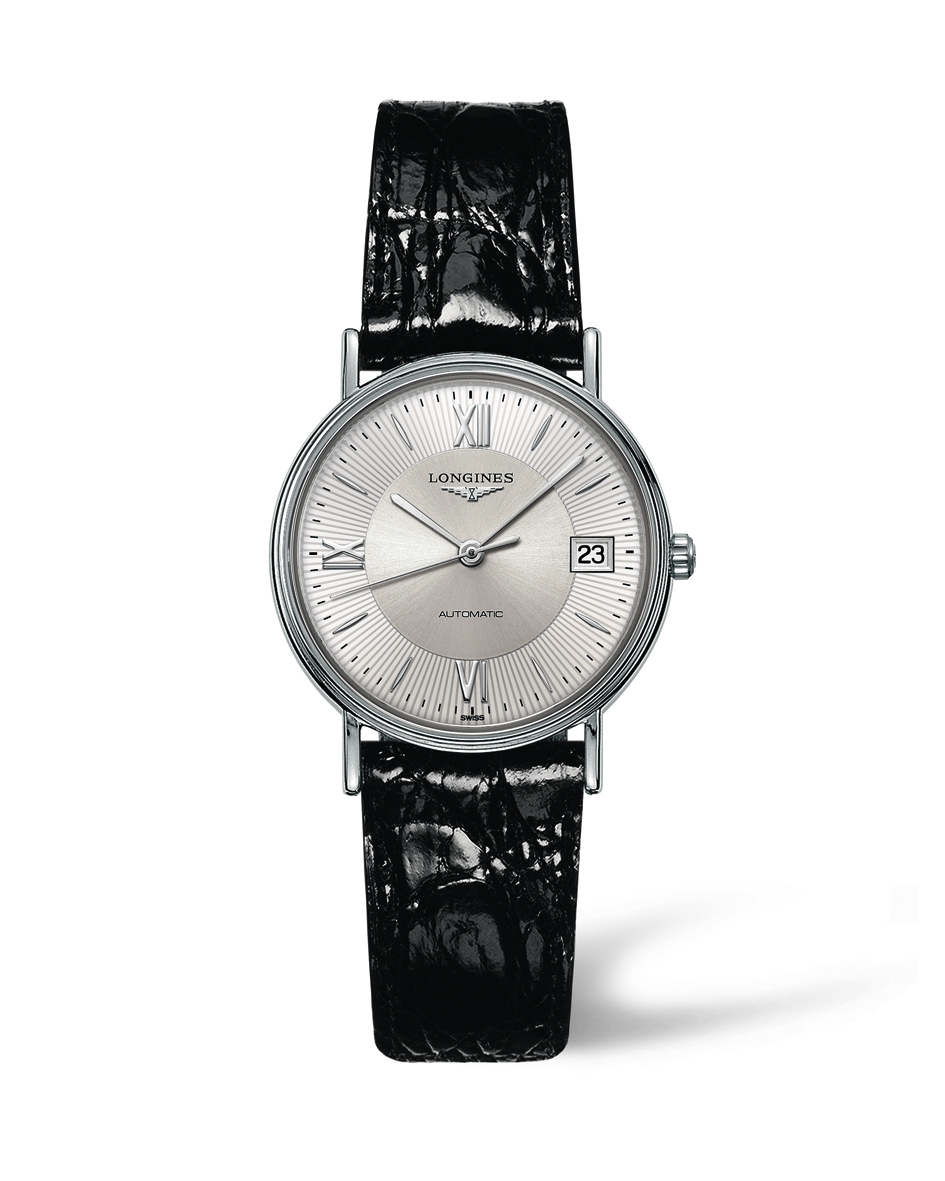 Longines L4.821.4.75.2 : Presence 34.5 Automatic Stainless Steel