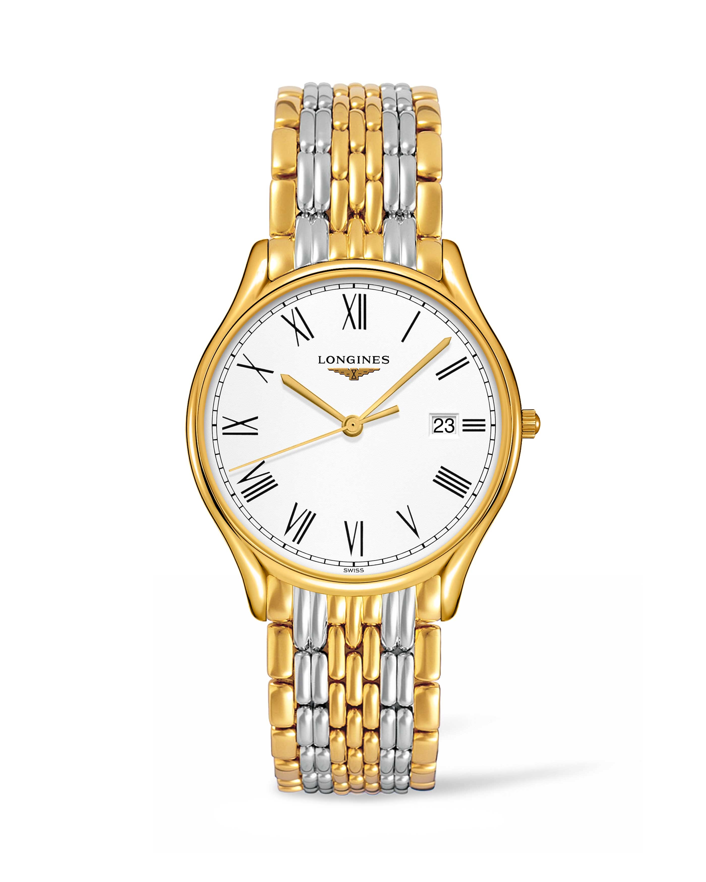 Longines L4.859.2.11.7 : Lyre Quartz 38.5mm Two Tone / Roman