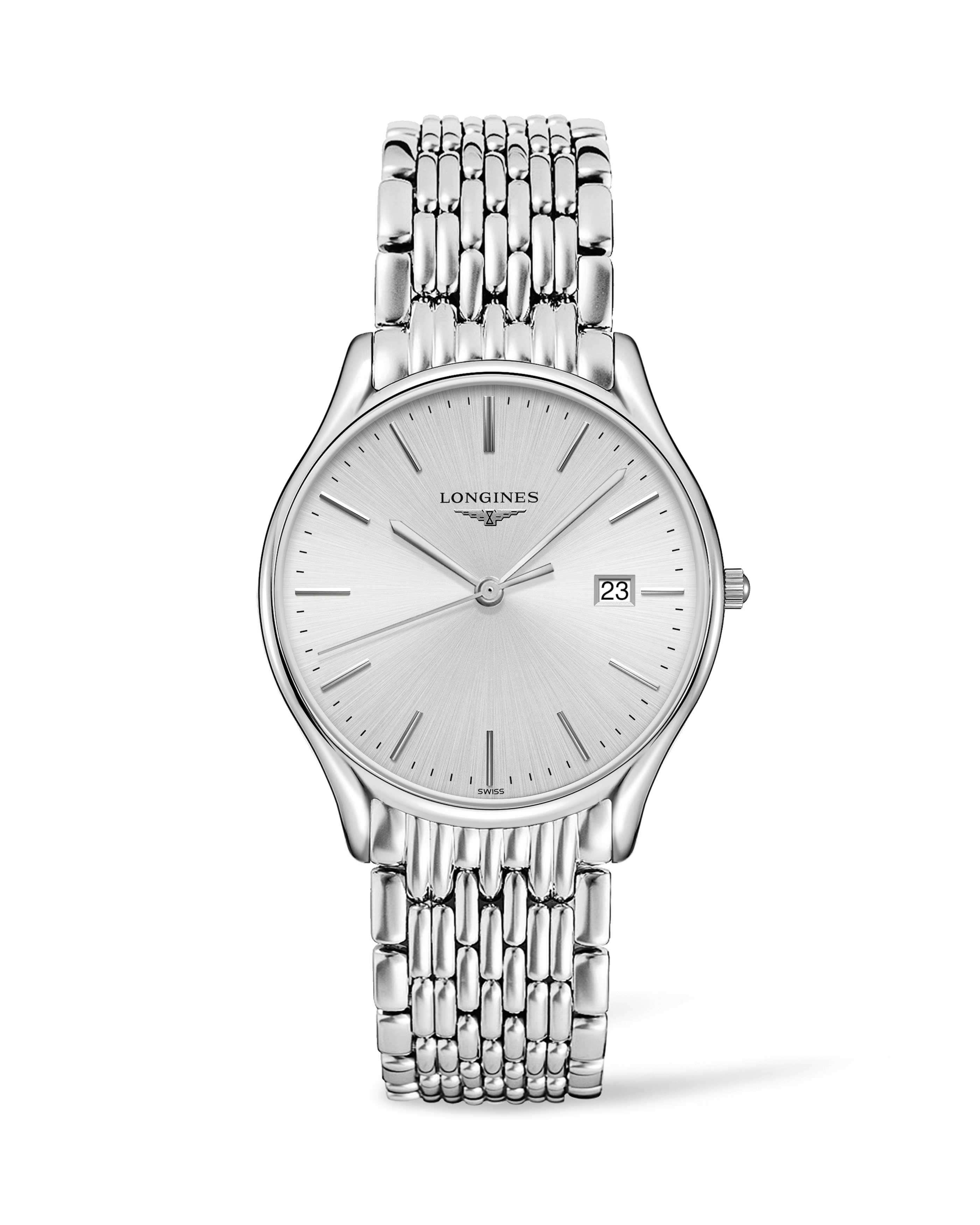Longines L4.859.4.72.6 : Lyre Quartz 38.5mm Silver / Bracelet