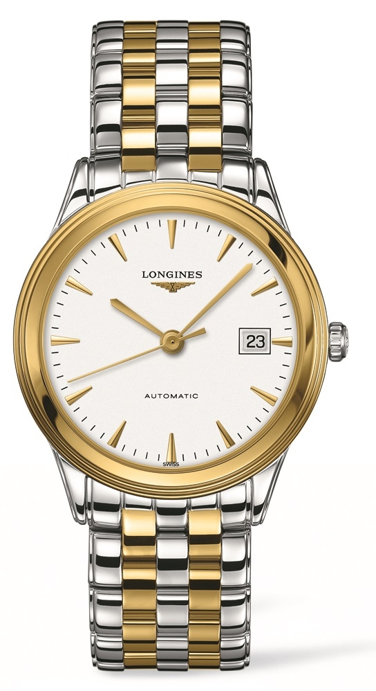 Longines L4.874.3.22.7 : Flagship 38.5 Two Tone / White
