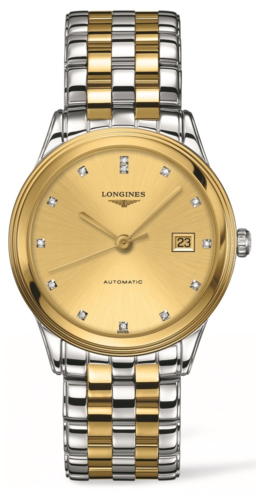Longines L4.874.3.37.7 : Flagship 38.5 Two Tone / Gold Diamond