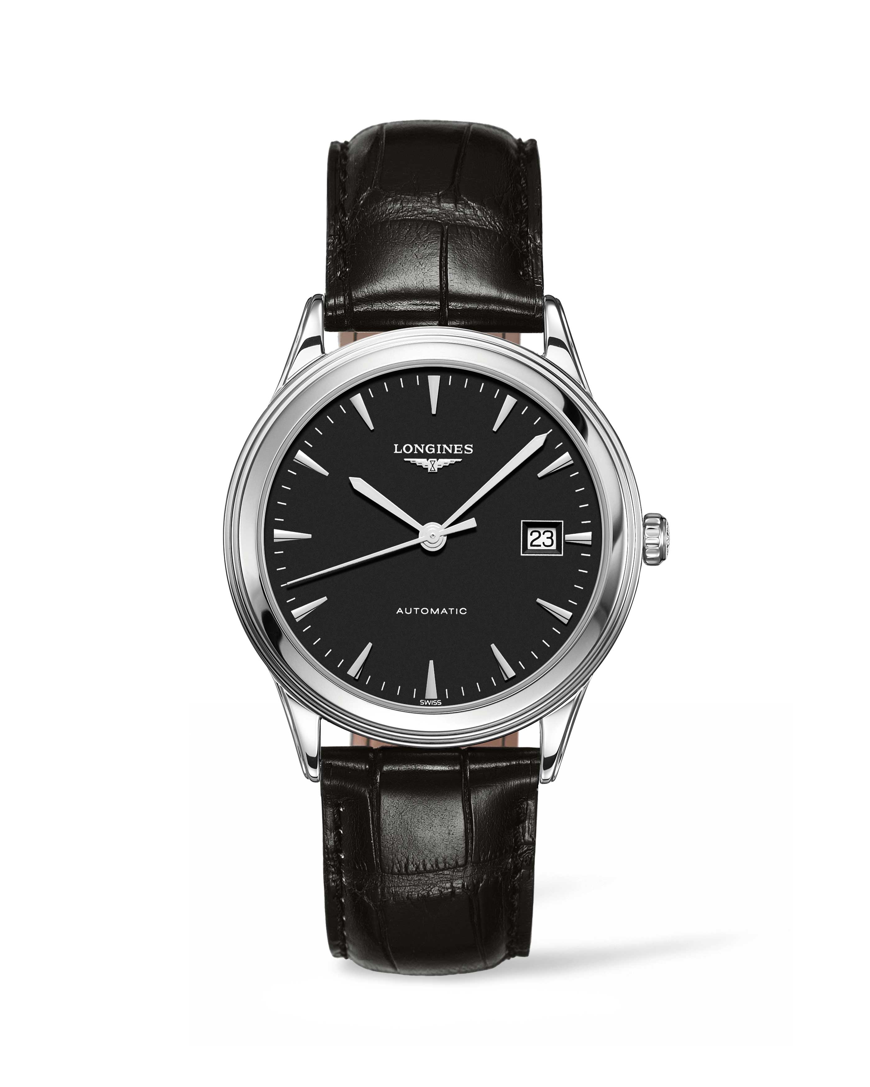 Longines L4.874.4.52.2 : Flagship 38.5 Black