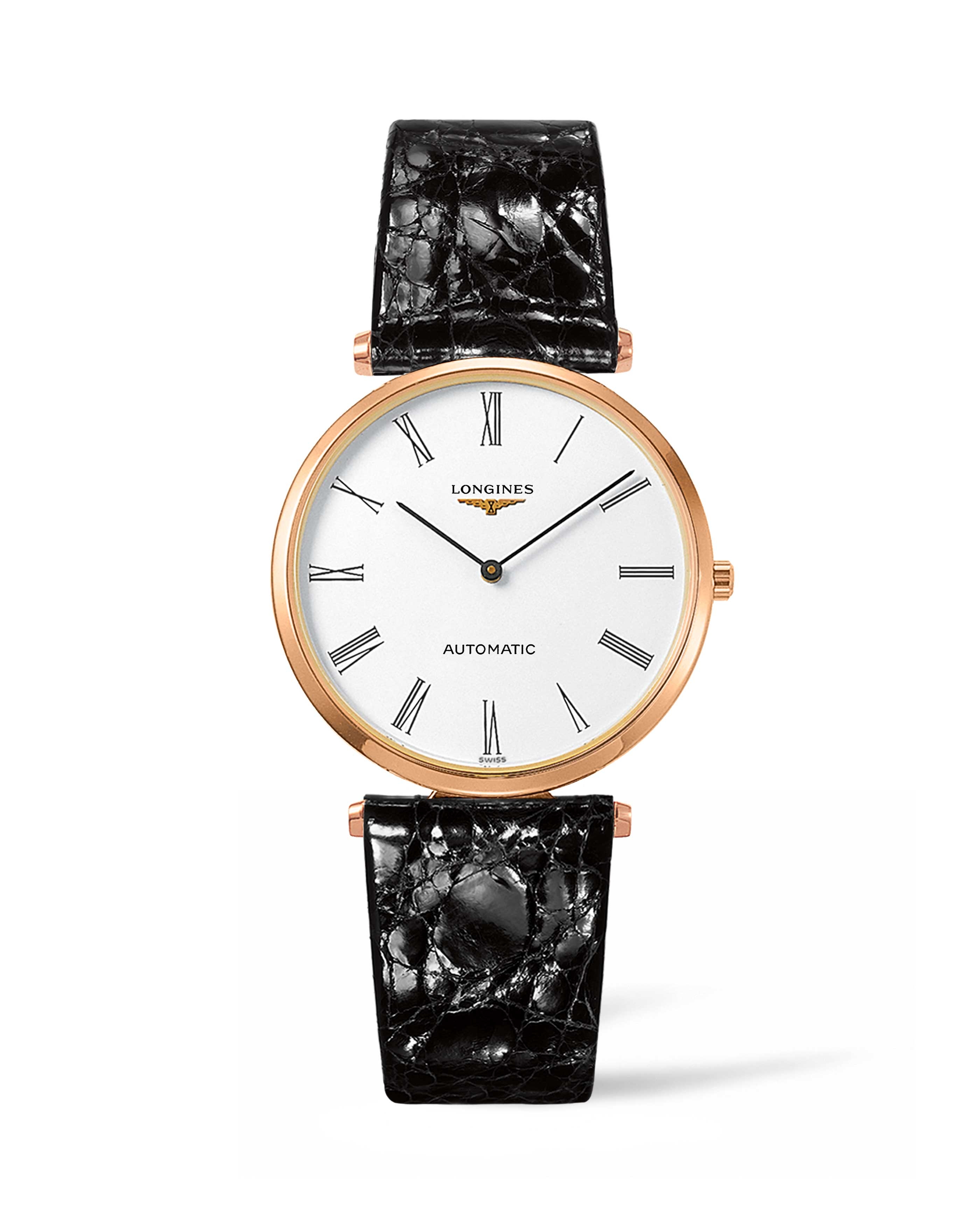 Longines L4.908.1.91.2 : La Grande Classique Automatic 36 Rose / White Roman