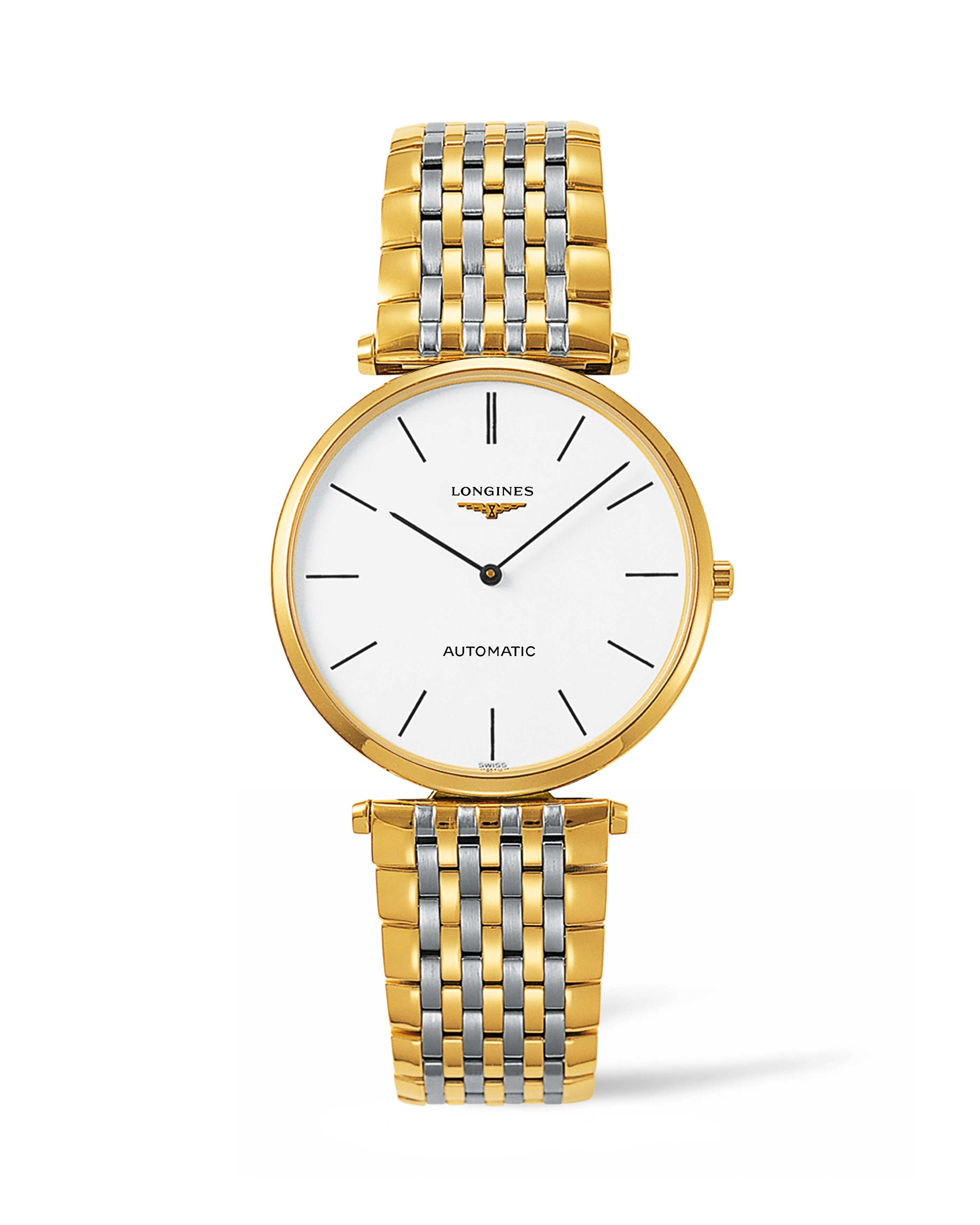 Longines L4.908.2.12.7 : La Grande Classique Automatic 36 Two Tone / White Stick