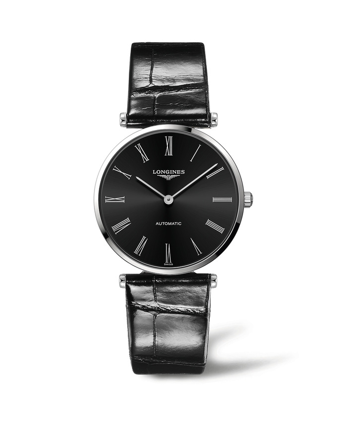 Longines L4.908.4.51.2 : La Grande Classique Automatic 36 Stainless Steel / Black - Roman