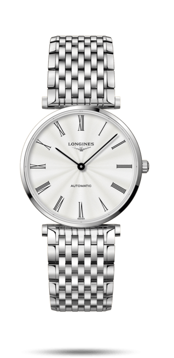 Longines L4.908.4.71.6 : La Grande Classique 36 Automatic Stainless Steel / Silver-Roman / Bracelet
