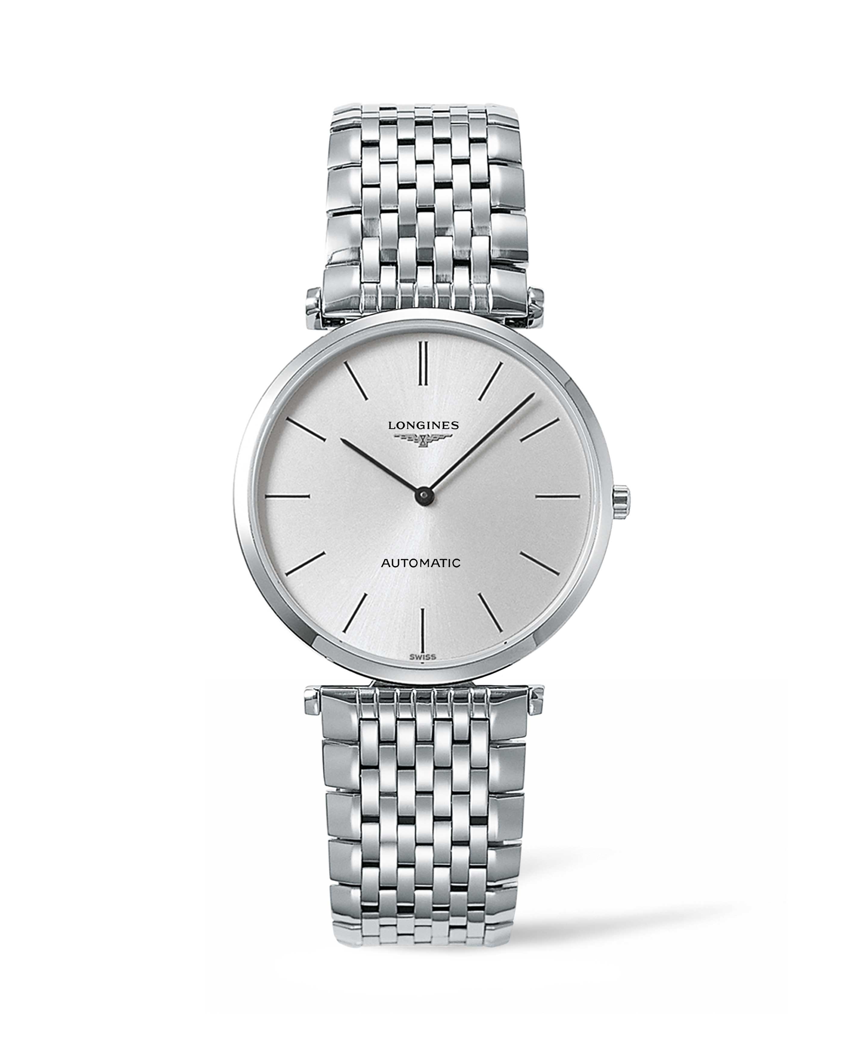 Longines L4.908.4.72.6 : La Grande Classique Automatic 36 Silver / Bracelet