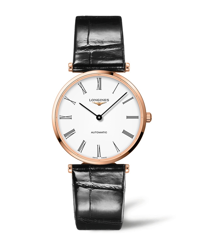 Longines L4.918.1.91.2 : La Grande Classique Automatic 38 PVD  Red Gold / White - Roman