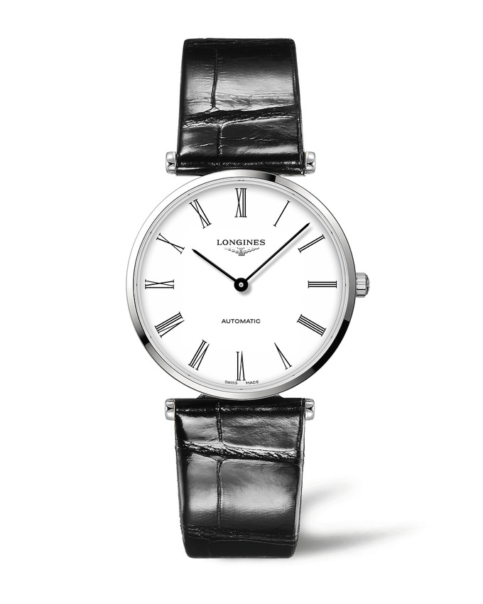 Longines L4.918.4.11.2 : La Grande Classique Automatic 38 Stainless Steel / White - Roman