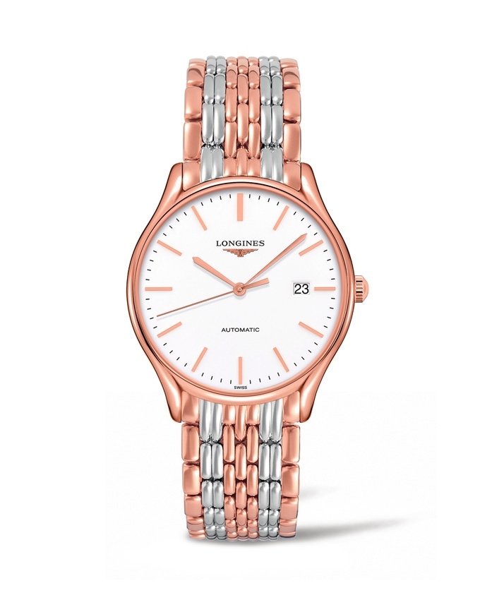 Longines L4.960.1.12.7 : Lyre 38.5 Automatic PVD Red / White / Bracelet