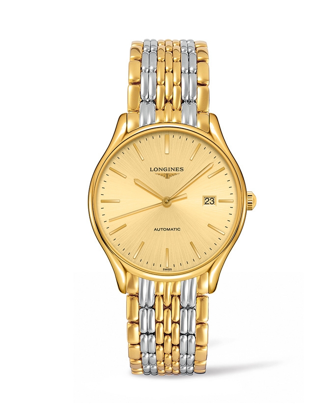 Longines L4.960.2.32.7 : Lyre 38.5 Automatic PVD Gold / Champagne / Bracelet