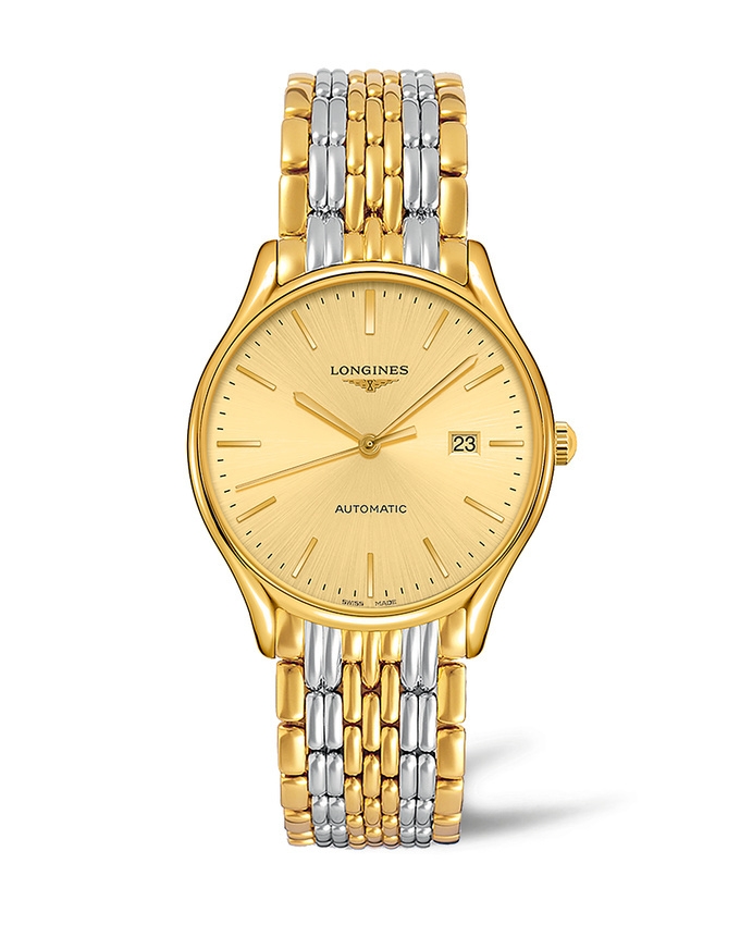 Longines L4.961.2.32.7 : Lyre 40 Automatic PVD Gold / Champagne / Bracelet