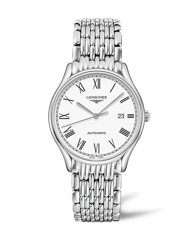 Longines L4.961.4.11.6 : Lyre 40 Automatic Stainless Steel / White - Roman / Bracelet