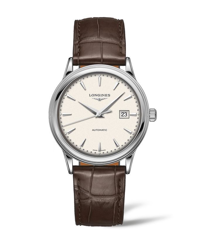 Longines L4.984.4.79.2 : Flagship 40 Stainless Steel / Beige
