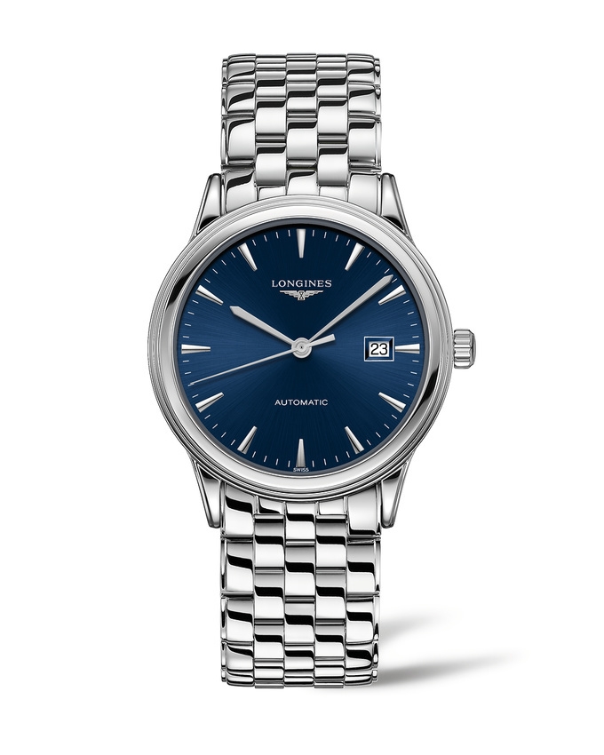 Longines L4.984.4.92.6 : Flagship 40 Stainless Steel / Blue / Bracelet