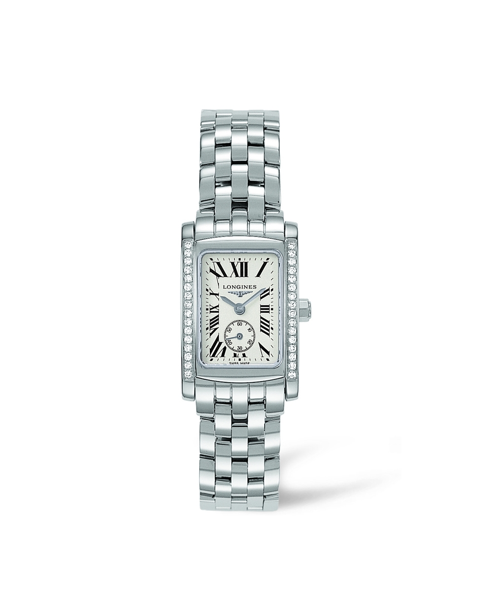 Longines L5.155.0.71.6 : DolceVita 20 Quartz Stainless Steel Diamond Roman