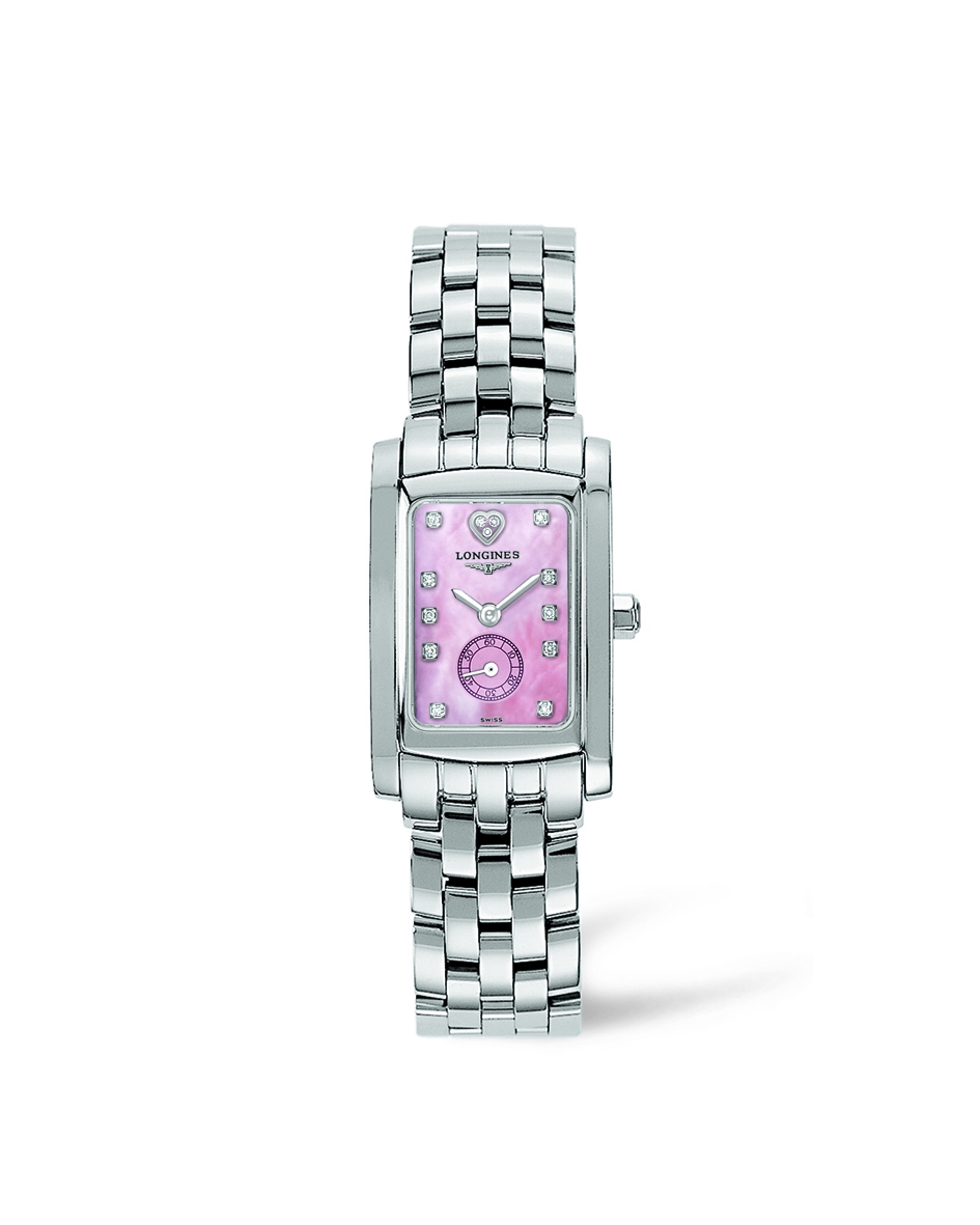 Longines L5.155.4.93.6 : DolceVita 20 Quartz Stainless Steel Pink MOP