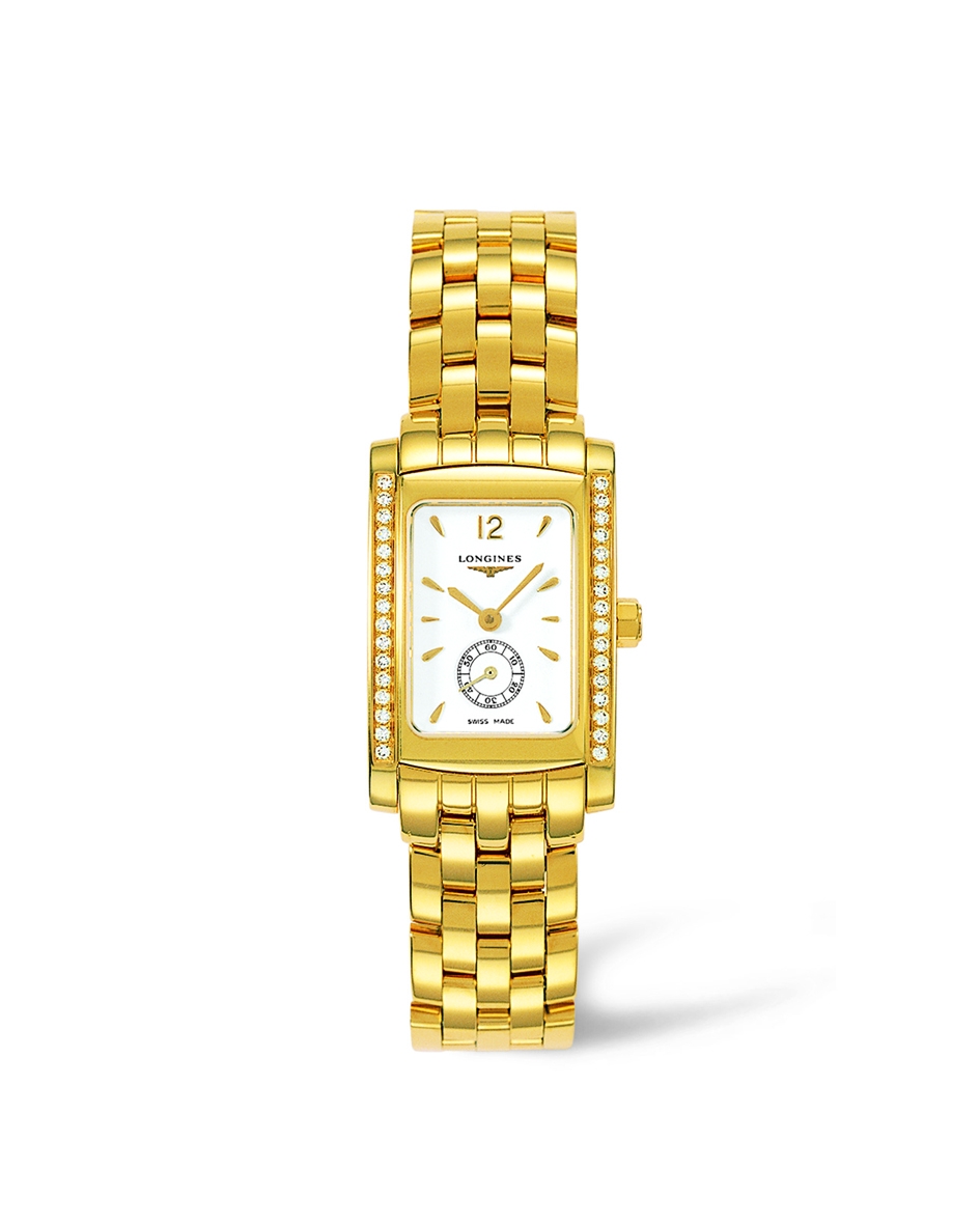 Longines L5.155.7.16.6 : DolceVita 20 Quartz Gold Diamond