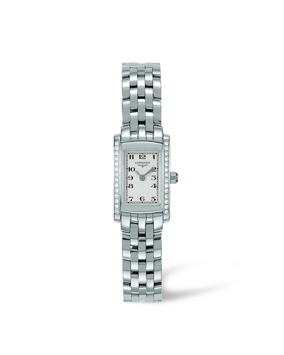 Longines L5.158.0.73.6 : DolceVita 16 Quartz Stainless Steel Diamond Arabic