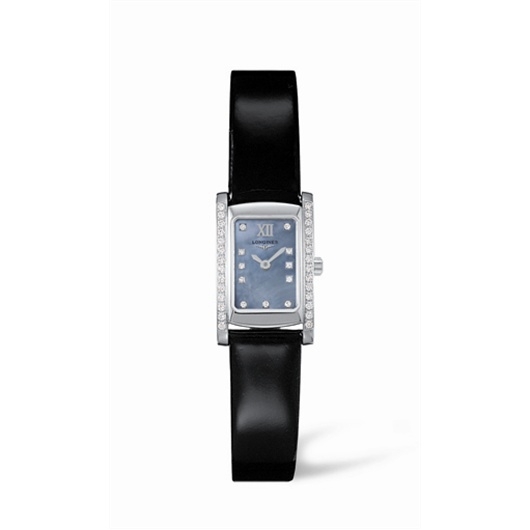 Longines L5.158.0.83.2 : DolceVita 16 Quartz Stainless Steel Diamond Blue