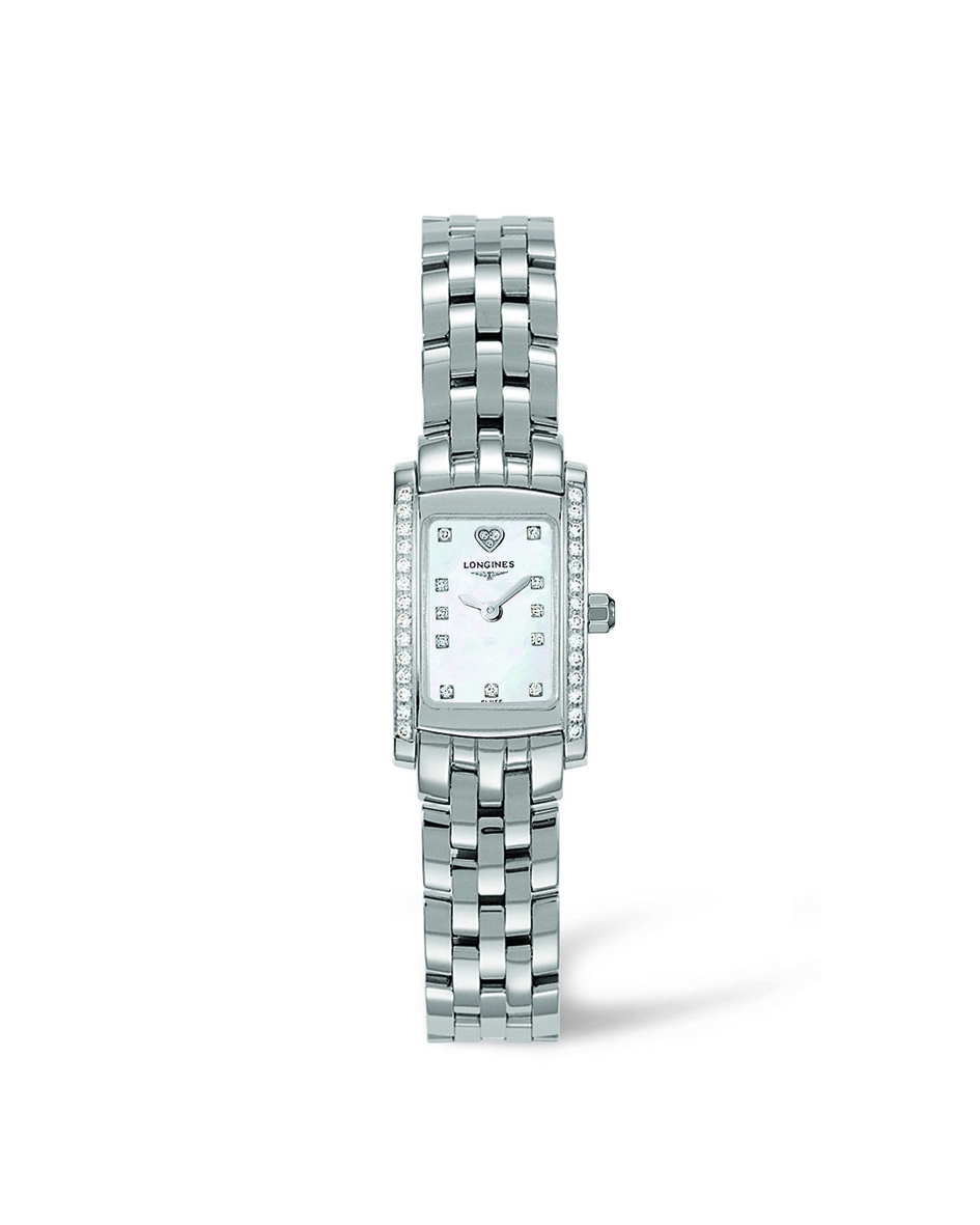 Longines L5.158.0.94.6 : DolceVita 16 Quartz Stainless Steel Diamond MOP
