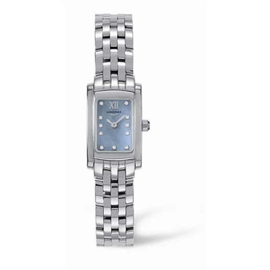 Longines L5.158.4.83.6 : DolceVita 16 Quartz Stainless Steel Blue MOP
