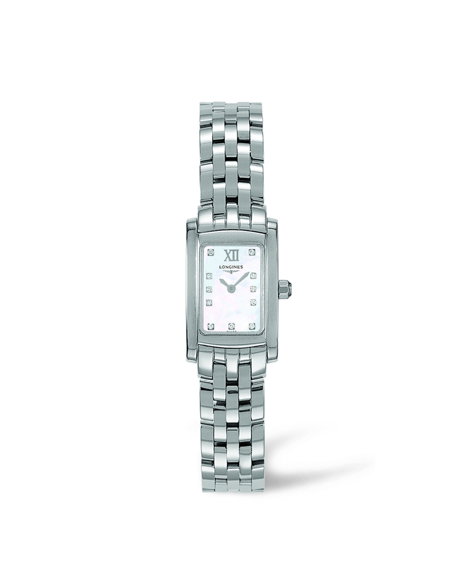 Longines L5.158.4.84.6 : DolceVita 16 Quartz Stainless Steel MOP