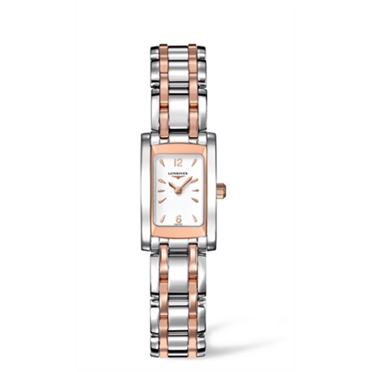 Longines L5.158.5.18.7 : DolceVita 16 Quartz Two Tone Pink