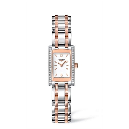 Longines L5.158.5.19.7 : DolceVita 16 Quartz Two Tone Pink