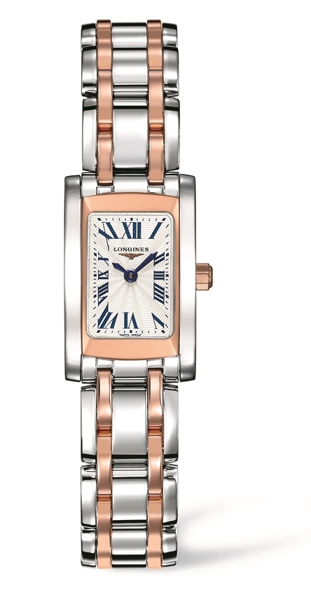 Longines L5.158.5.71.7 : DolceVita 16 Quartz Two Tone Pink